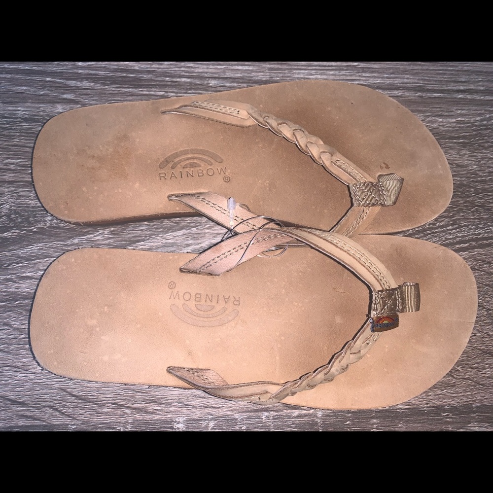 Rainbow Flirty Braidy Girls Sandal size 13/1